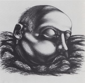 untitled, pencil on paper, 15x16, 1935