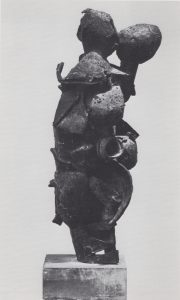 Duo II (Encounter), bronze, 34 x 12 x 8, 1959