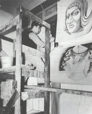 kadish_working_on_mural_1936