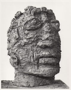 Head, terra cotta, 22x15x16, 1985