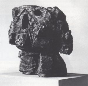Fig. 4, Reuben Kadish (American, 1913-1992) Head, 1966, Bronze, 16 x 16 x 14 inches, Photograph courtesy of the Reuben Kadish Art Foundation