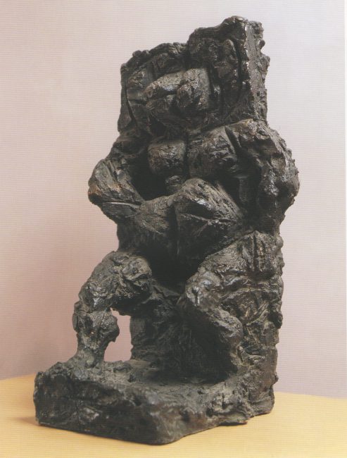 Reuben Kadish Seated Woman, bronze, 20 x 11 x 10 inches, 1970, 