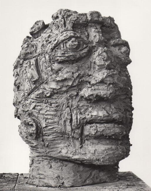 Reuben Kadish Head, terra-cotta, 22 x 15 x 16 inches, 1985, 